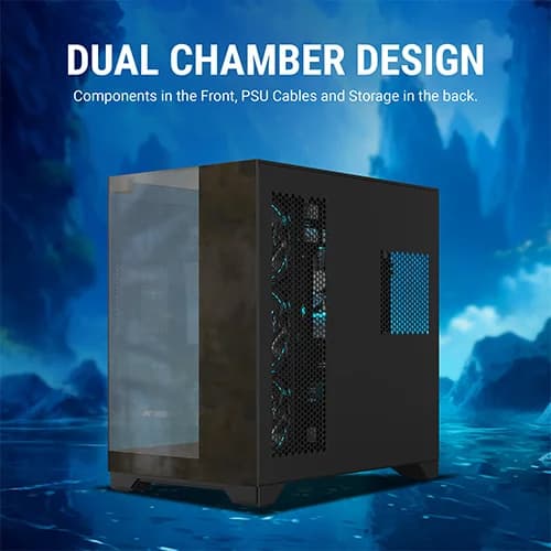Ant Esports Crystal Mirror ATX Mid Tower Case