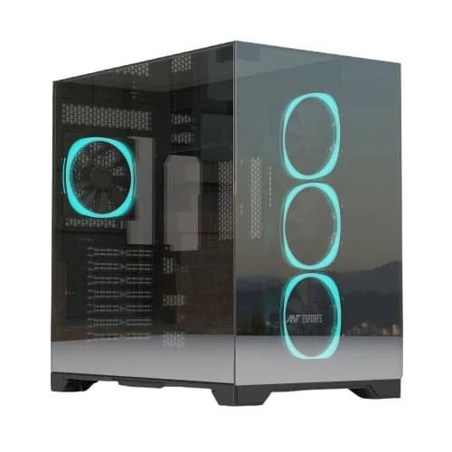 Ant Esports Crystal Mirror ATX Mid Tower Case