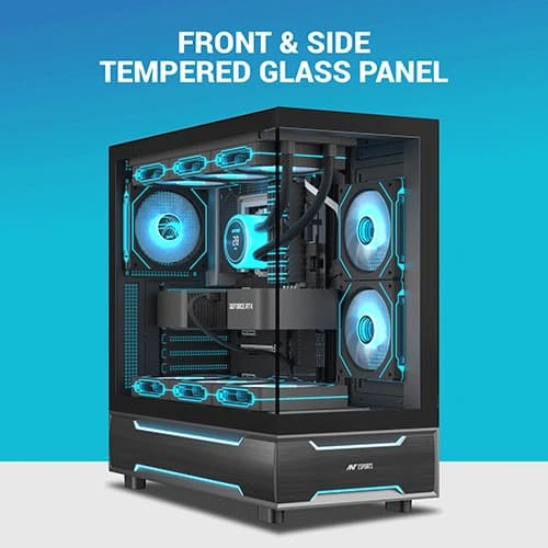 Ant Esports Crystal X6 Pro ARGB ATX Mid Tower Case