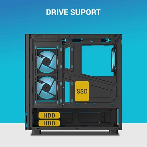 Ant Esports Crystal X6 Pro ARGB ATX Mid Tower Case