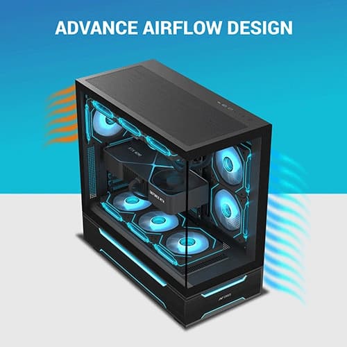 Ant Esports Crystal X6 Pro ARGB ATX Mid Tower Case