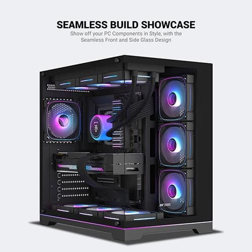 ANT Esports Crystal X7 Pro Max ARGB ATX Mid Tower Case