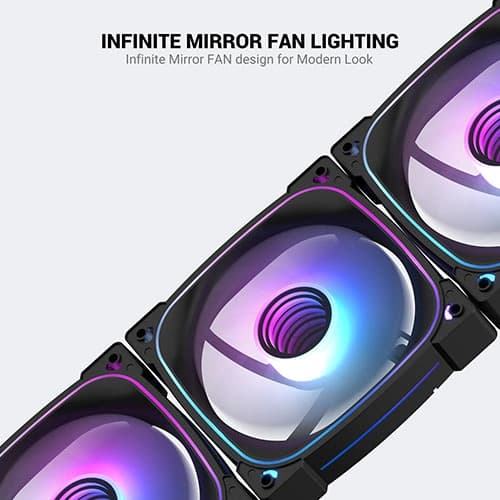 ANT Esports Crystal X7 Pro Max ARGB ATX Mid Tower Case