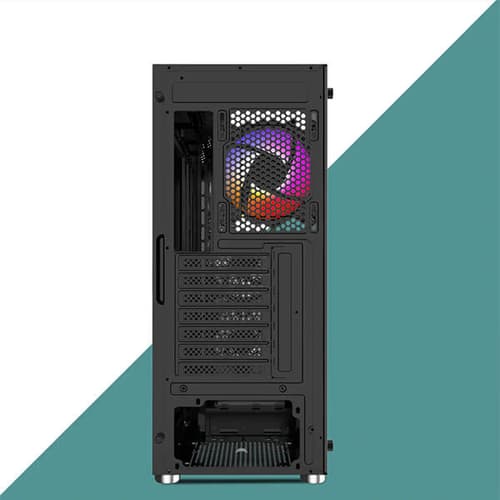 Ant Esports ICE-150TG Mesh (ATX) Mid Tower Cabinet (Black)