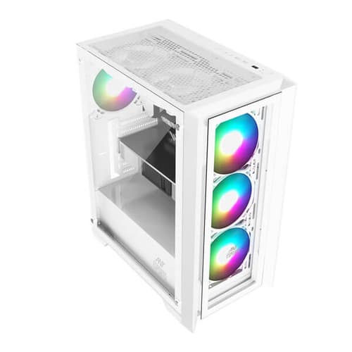 Ant Esports ICE-170TG (ATX) Mid Tower Cabinet (White)