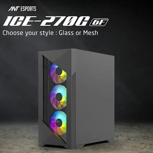 ANT Esports ICE 270G 6F ARGB ATX Mid Tower Case