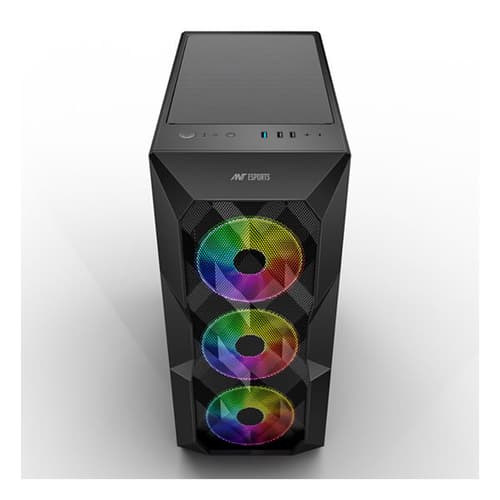 Ant Esports ICE-300 Mesh ARGB (ATX) Cabinet (Black)
