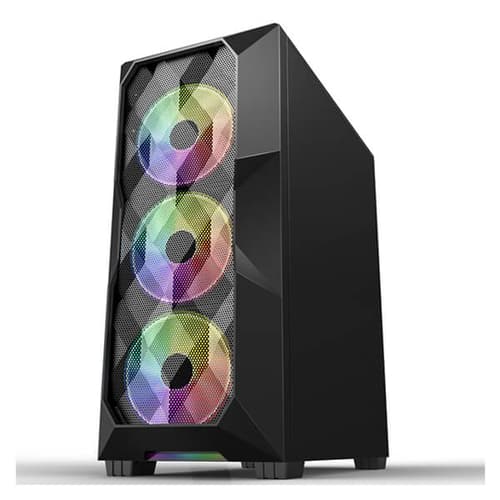 Ant Esports ICE-300 Mesh ARGB (ATX) Cabinet (Black)
