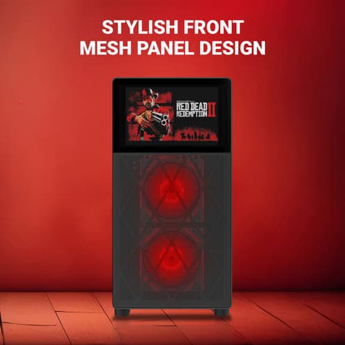 Ant Esports ICE Digital C3 ARGB (ATX) Mid Tower Cabinet (Black)