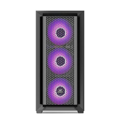 Ant Esports SX7 Auto RGB (ATX) Mid Tower Cabinet (Black)
