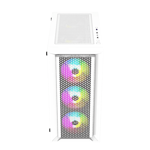 Ant Esports SX7 Auto RGB (ATX) Mid Tower Cabinet (White)