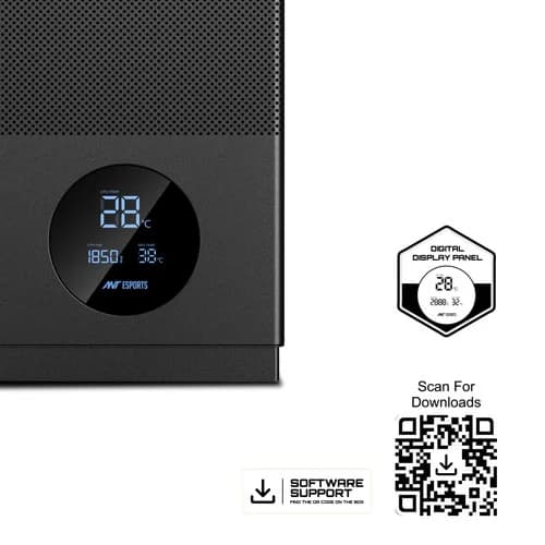 Ant Esports X2 LCD ARGB ATX Mid Tower Cabinet