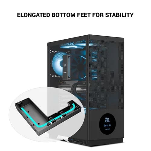 Ant Esports X2 LCD ARGB ATX Mid Tower Cabinet