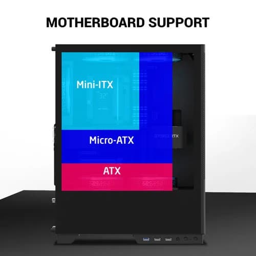 Ant Esports X2 LCD ARGB ATX Mid Tower Cabinet
