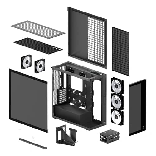 Arctic Xtender VG ARGB E-ATX Mid Tower Case