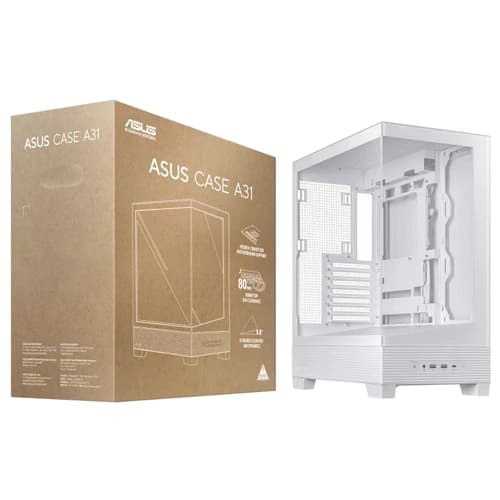 ASUS A31 White ATX Mid Tower Case
