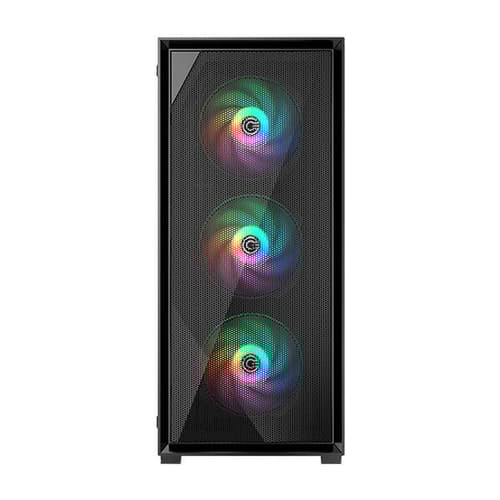 Circle Furious 240 Mesh ARGB (ATX) Mid Tower Gaming Cabinet (Black)