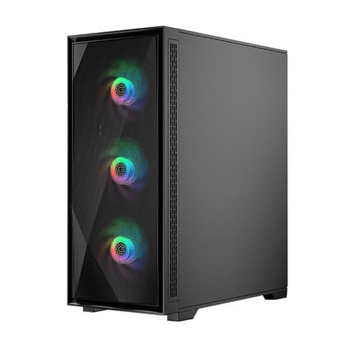 Circle Furious 240 Mesh ARGB (ATX) Mid Tower Gaming Cabinet (Black)