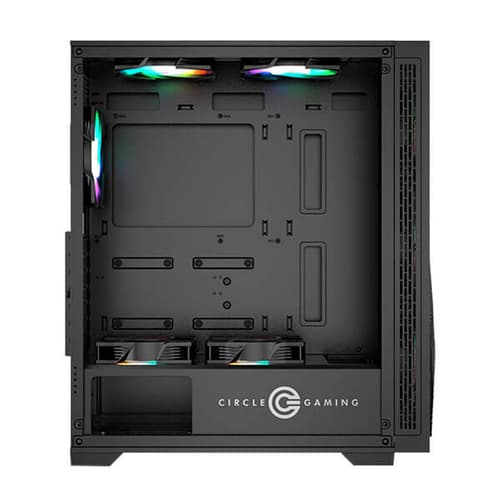 Circle Furious 240 Mesh ARGB (ATX) Mid Tower Gaming Cabinet (Black)