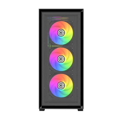 Circle Furious 240 Glass ARGB (ATX) Mid Tower Gaming Cabinet (Black)