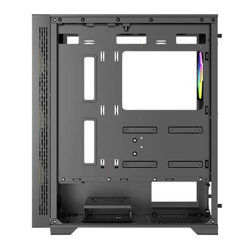 Circle Furious 240 Glass ARGB (ATX) Mid Tower Gaming Cabinet (Black)