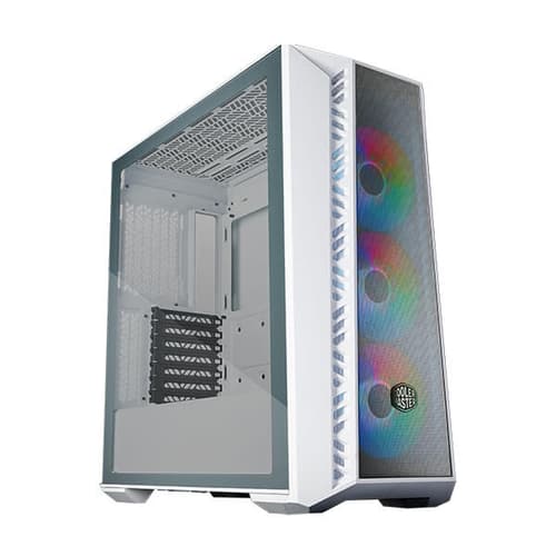 Cooler Master MasterBox 520 Mesh ARGB White E-ATX Mid Tower Case