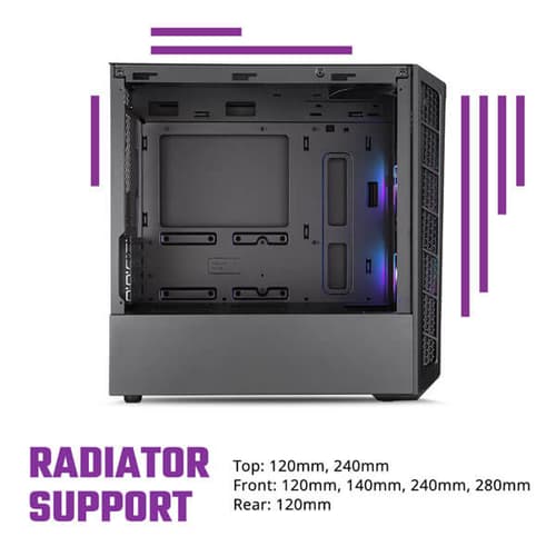 Buy CoolerMaster MasterBox MB311L ARGB Mini Tower M-ATX Cabinet