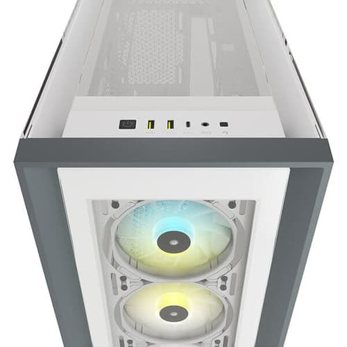Corsair iCUE 5000X RGB Mid Tower Cabinet (White)