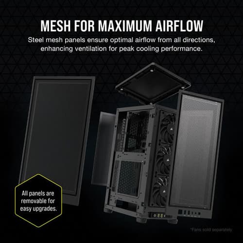 Corsair 2000D Airflow (M-ITX) Mini Tower Cabinet (Black)