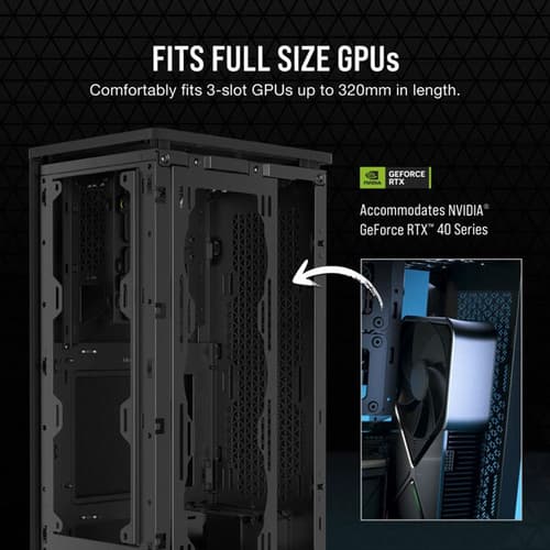 Corsair 2000D Airflow (M-ITX) Mini Tower Cabinet (Black)