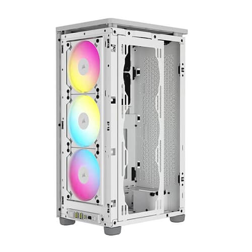 Corsair 2000D RGB Airflow (M-ITX) Mini Tower Cabinet (White)