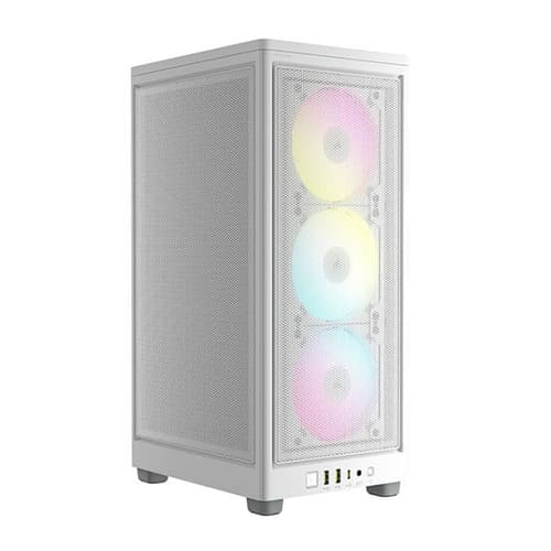 Corsair 2000D RGB Airflow (M-ITX) Mini Tower Cabinet (White)