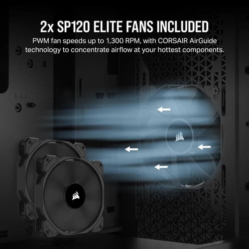 Corsair 3000D Airflow Mid-Tower (ATX) Cabinet (Black)