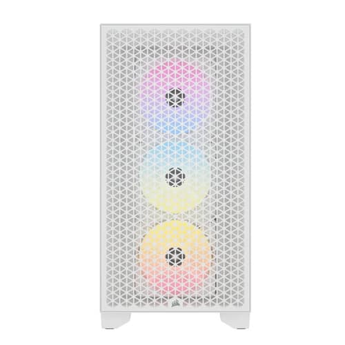 Corsair 3000D RGB Airflow Mid-Tower (ATX) Cabinet (White)