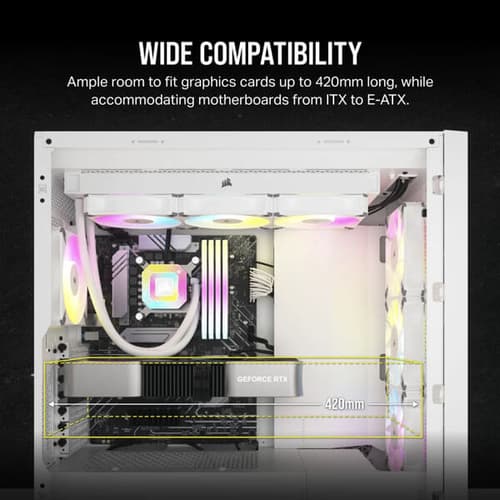 Corsair 5000D Core Airflow (ATX) Mid Tower Cabinet (White)