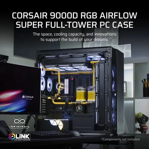 CORSAIR 9000D RGB Airflow Super Full Tower Case