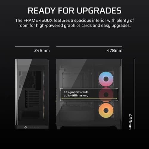 Corsair Frame 4500X RS-R ARGB Panoramic Glass E-ATX Mid Tower Case