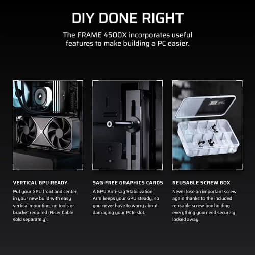 Corsair Frame 4500X RS-R ARGB Panoramic Glass E-ATX Mid Tower Case