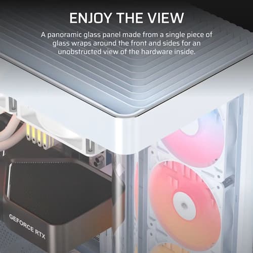 Corsair Frame 4500X RS-R ARGB Panoramic Glass White E-ATX Mid Tower Case