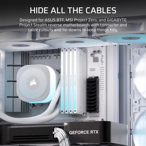 Corsair Frame 4500X RS-R ARGB Panoramic Glass White E-ATX Mid Tower Case
