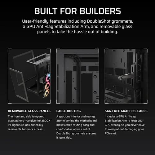 Corsair 3500X RS-R ARGB E-ATX Mid Tower Case