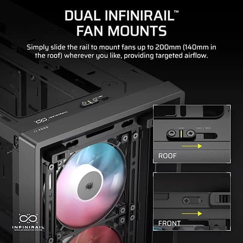 Corsair Frame 4000D LCD RS ARGB Premium E-ATX Mid Tower Case