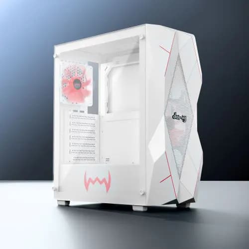 Dawg V 240 White ATX Mid Tower Case