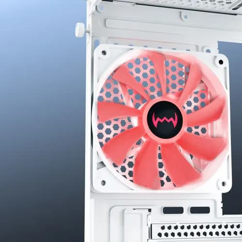 Dawg V 240 White ATX Mid Tower Case