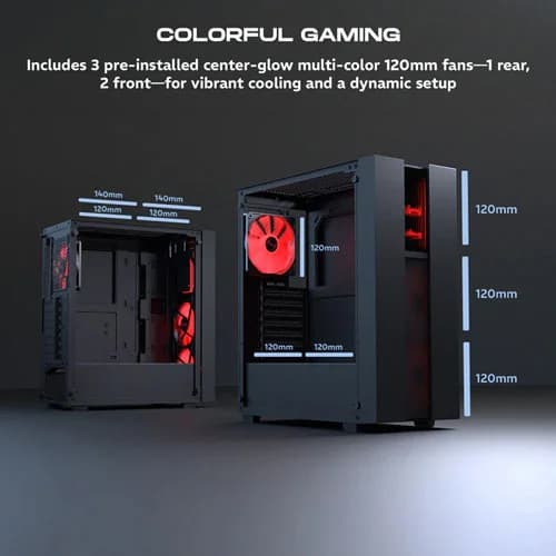 Dawg V 350 White M-ATX Mid Tower Case