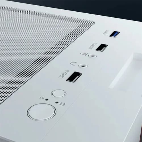 Dawg V 350 White M-ATX Mid Tower Case