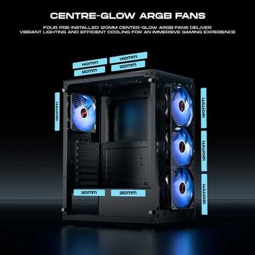 Dawg X 440 ARGB ATX Mid Tower Case
