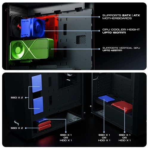 Dawg X 490 E-ATX Full Tower Case