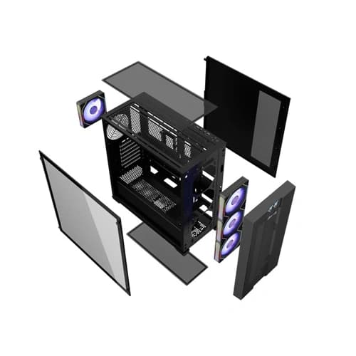 Dawg X 678 ARGB ATX Mid Tower Case