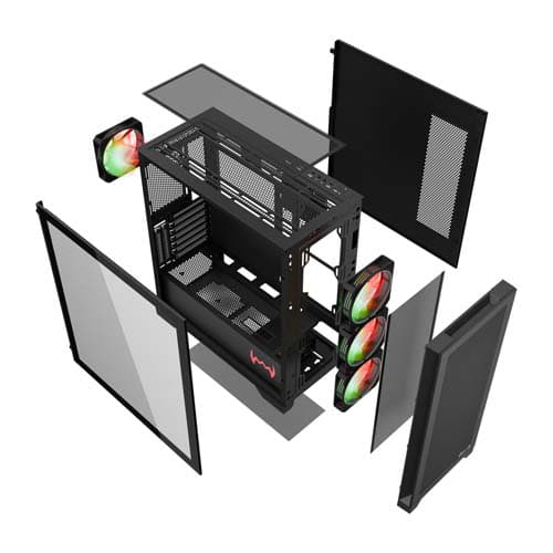 Dawg Y 720 ARGB ATX Mid Tower Case